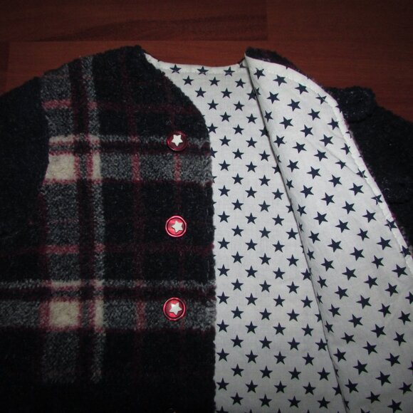 Berber Plaid Check and Stars Pants and Jacket Set - NEW - Picture 9 of 16